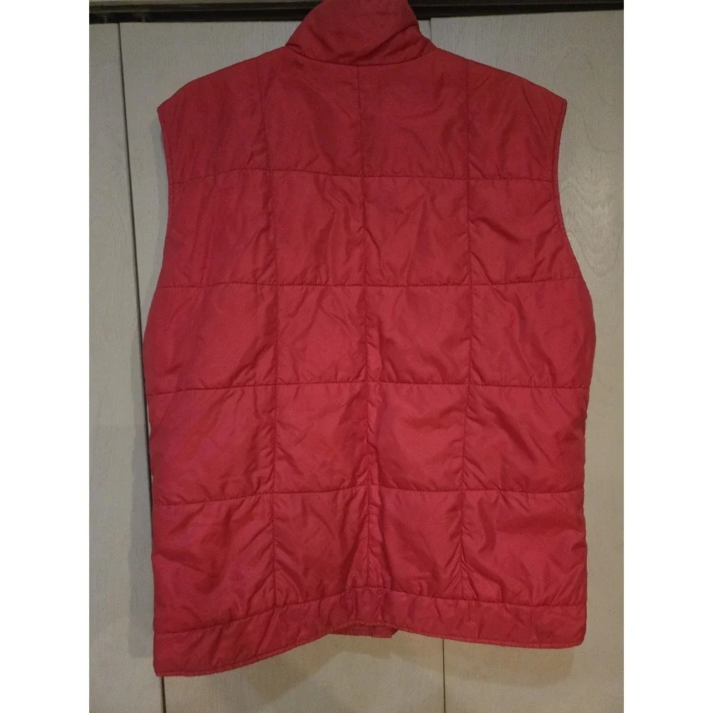 Vintage L.L.Bean Freeport Maine Red Puffer Vest YKK Zip Men's L/XL